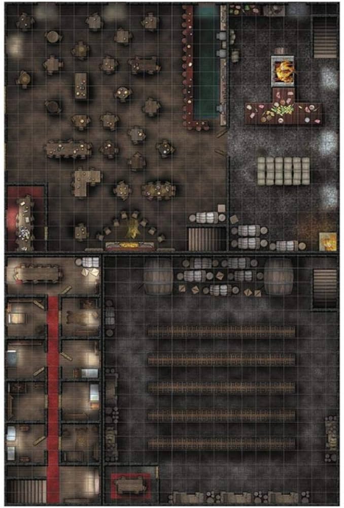 Premium RPG Map - Tavern