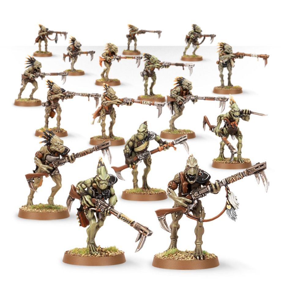 T'au Empire: Kroot Carnivore Squad