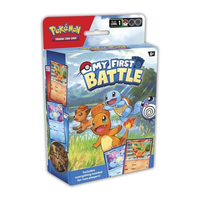 My First Battle Charmander & Squirtle - Pokemon