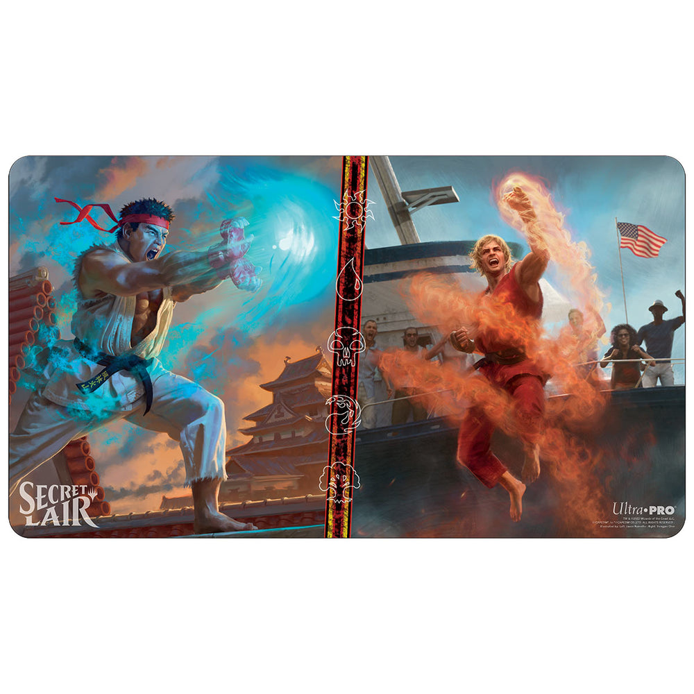 Ryu & Ken Secret Lair - MTG Playmat