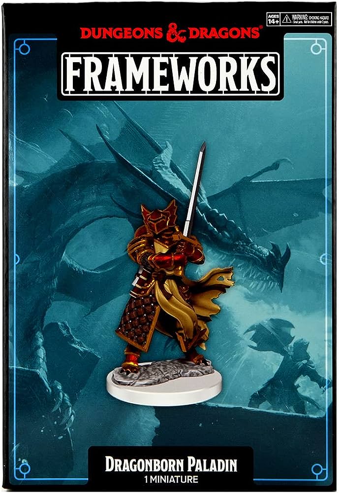 D&D Frameworks: Wave 1 - Dragonborn Paladin Male