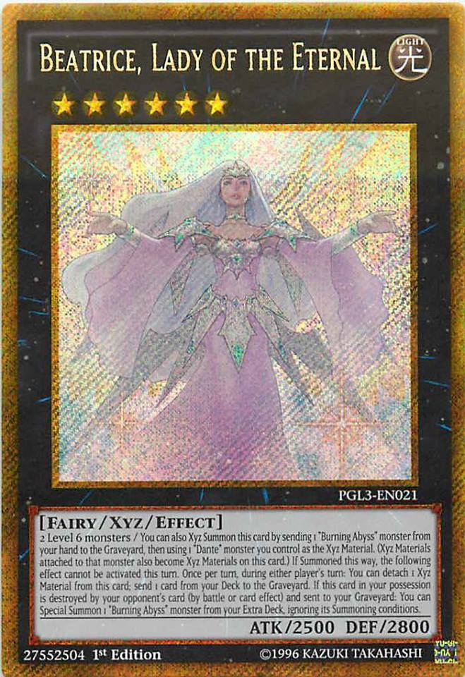Beatrice, Lady of the Eternal [PGL3-EN021] Gold Secret Rare