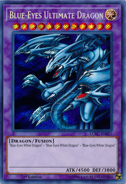 Blue-Eyes Ultimate Dragon [LCKC-EN057] Secret Rare