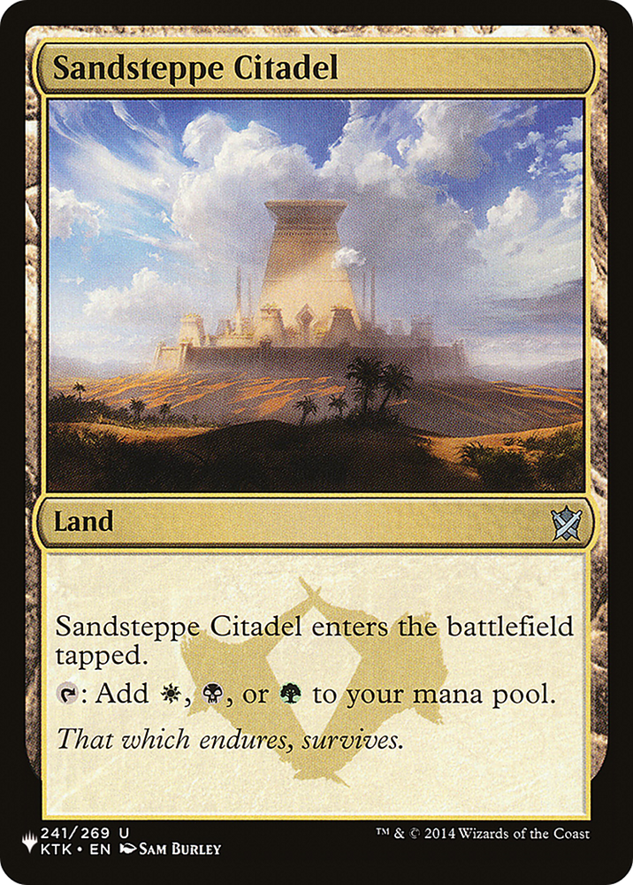 Sandsteppe Citadel [Secret Lair: From Cute to Brute]