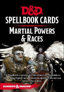 Spellbook Cards: Martial Powers & Races Deck