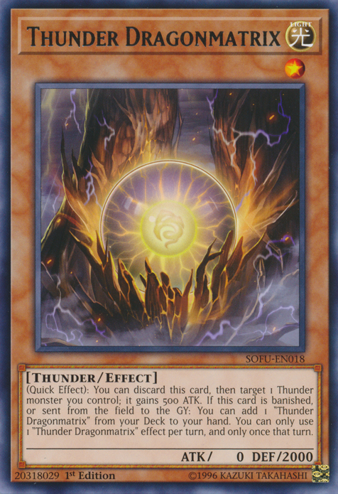 Thunder Dragonmatrix [SOFU-EN018] Rare
