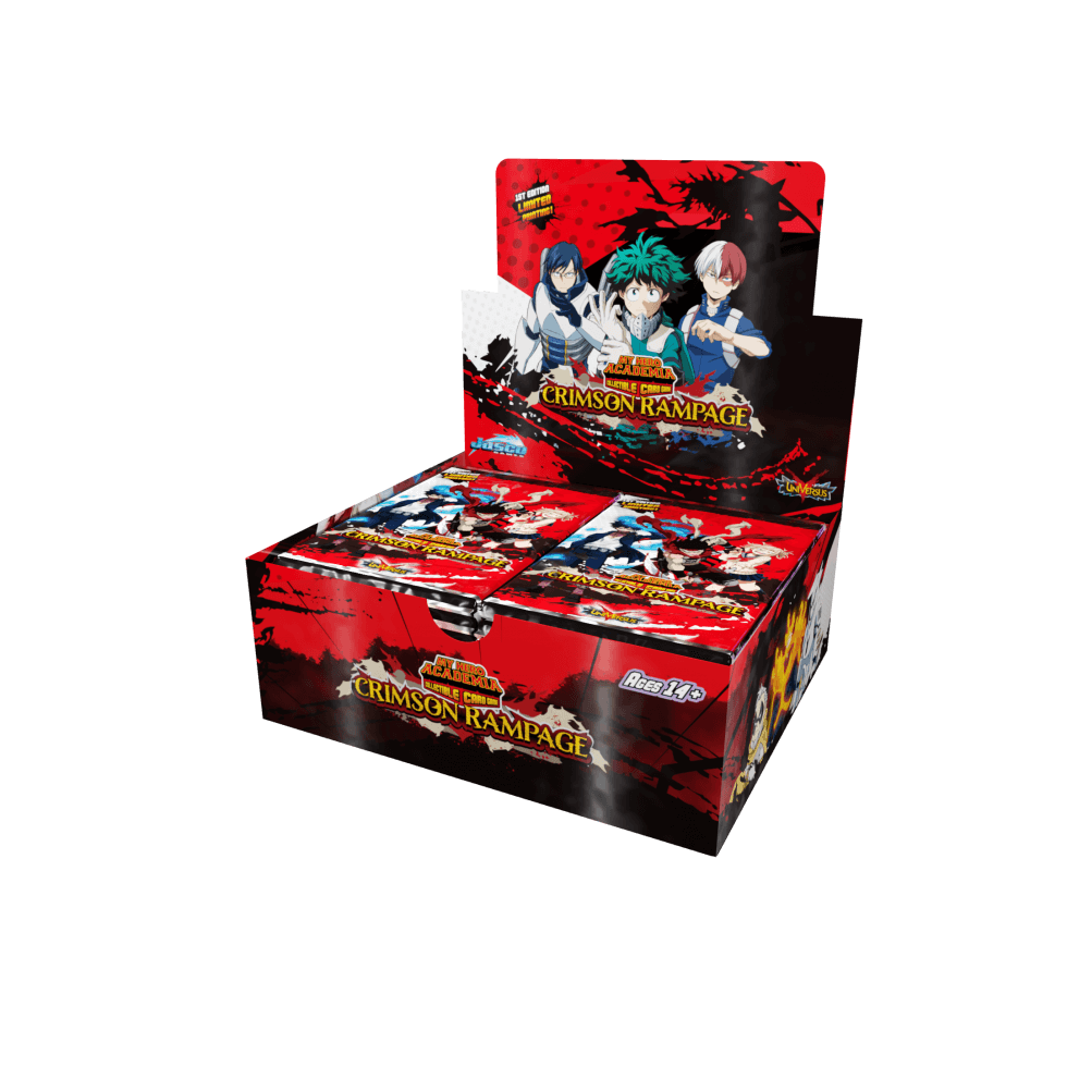 MY HERO ACADEMIA: CRIMSON RAMPAGE COLLECTIBLE CARD GAME BOOSTER BOX