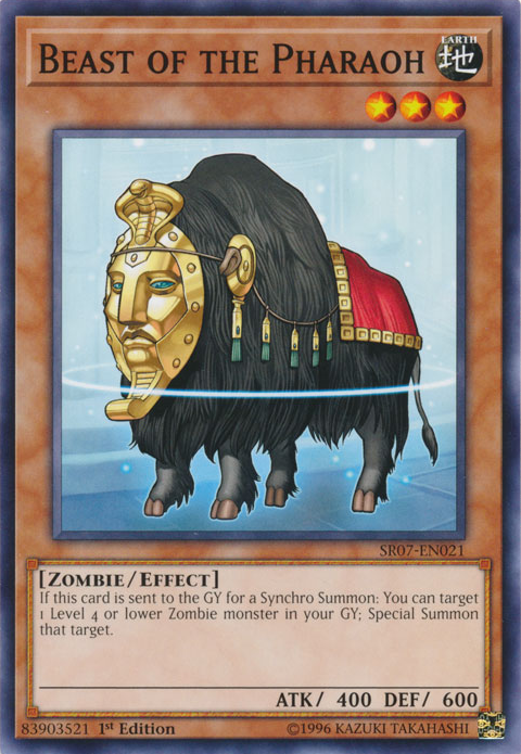 Beast of the Pharaoh [SR07-EN021] Common