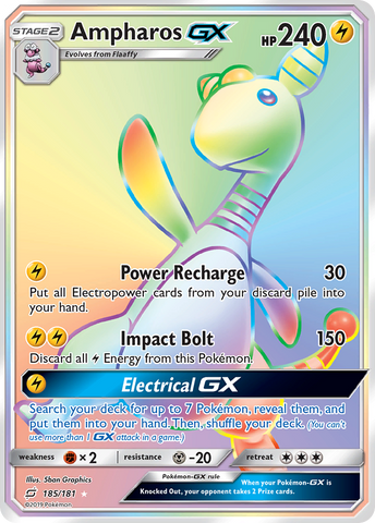 Ampharos GX (185/181) [Sun & Moon: Team Up]