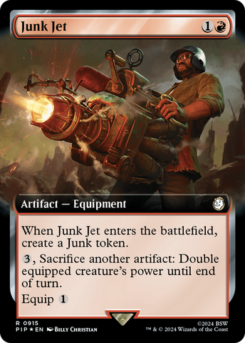 Junk Jet (Extended Art) (Surge Foil) [Fallout]