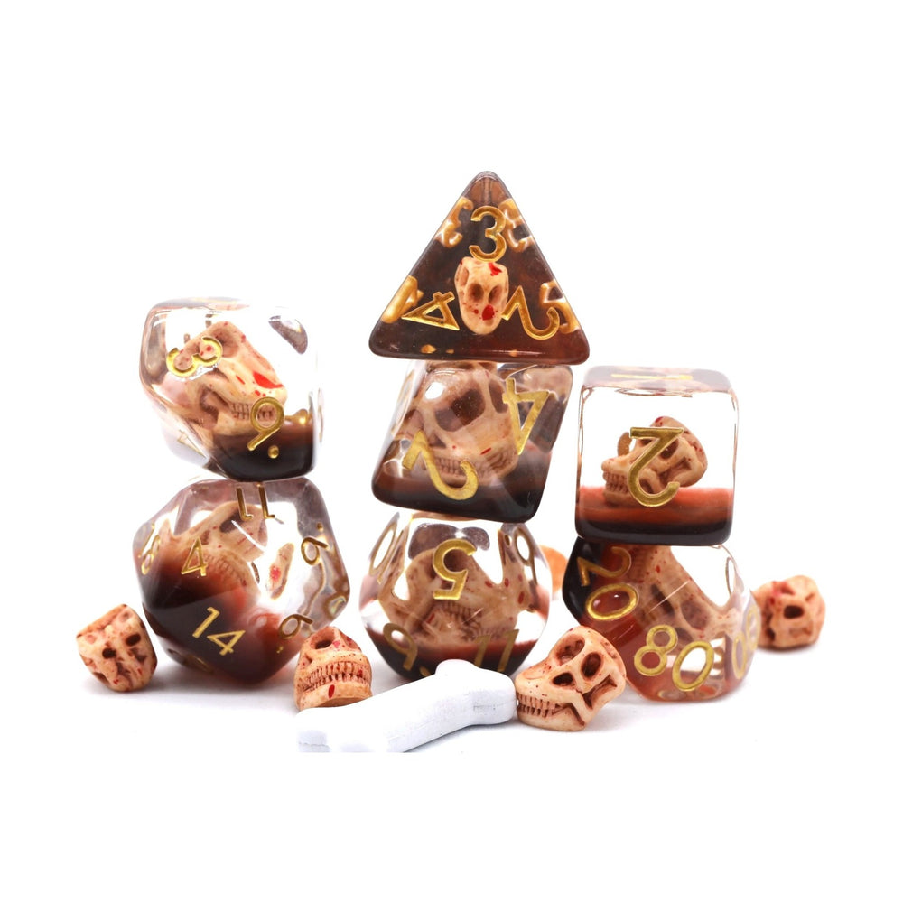 Dino Fossils RPG Dice Set